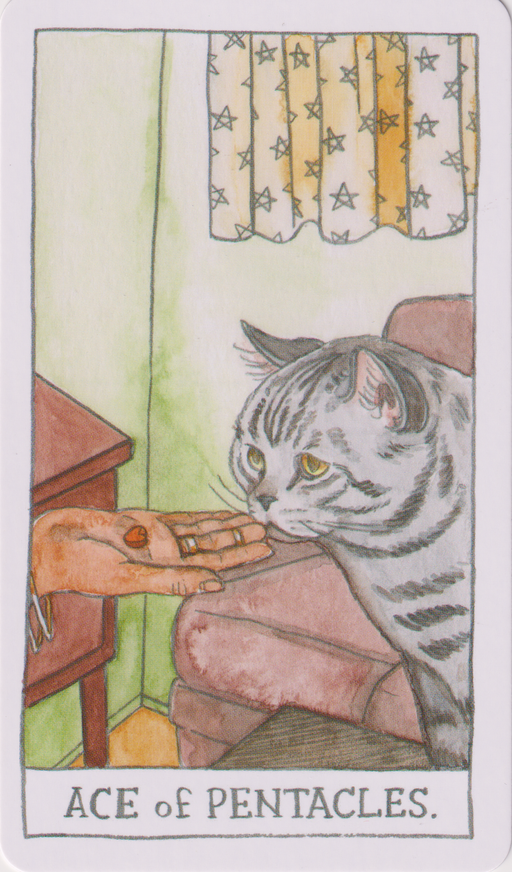 Ace of Pentacles Upright